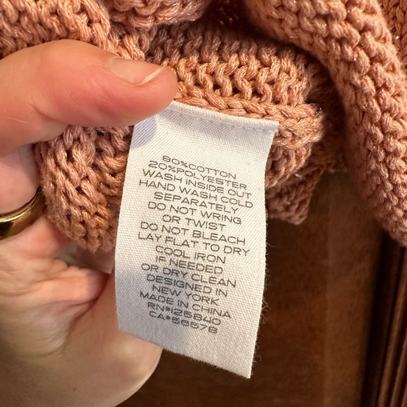 Intermix sparkly pink halter tank top sweater - Picture 2 of 6